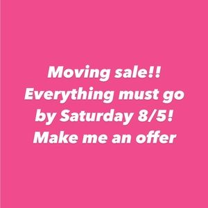Moving sale!